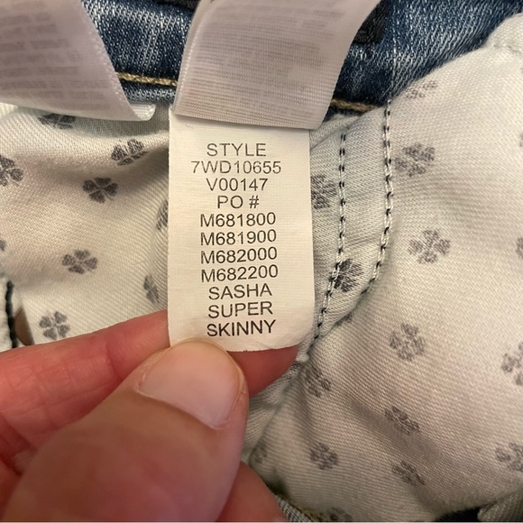 Lucky Brand Sasha Super Skinny Jeans. Size 00/ 24 - Picture 5 of 7